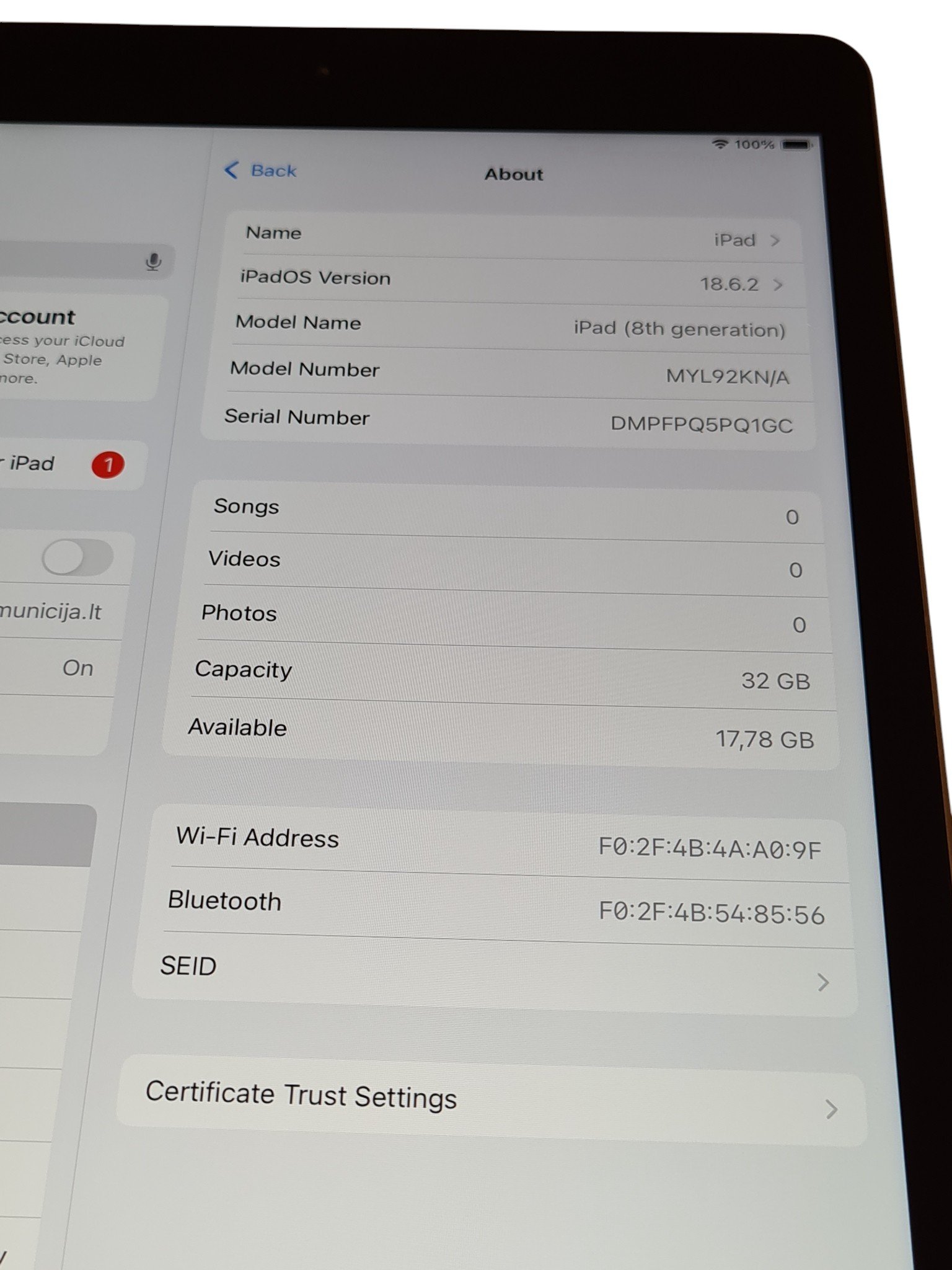 iPad (2020) (8th generation) 32GB - Image 4