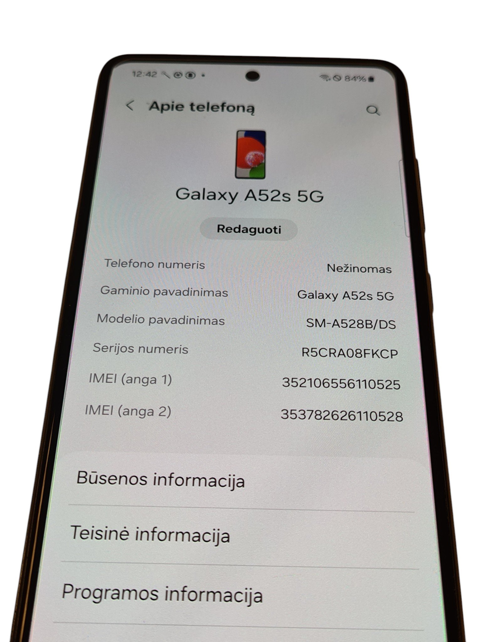 Samsung Galaxy A52s 5G - Image 3