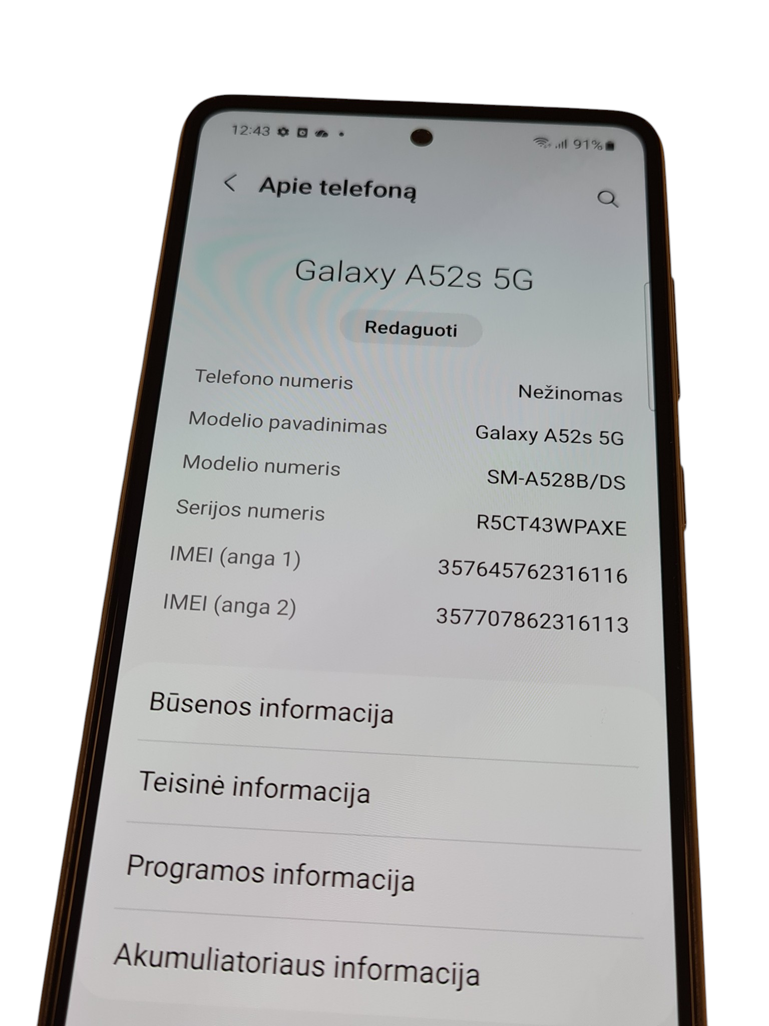 Samsung Galaxy A52s 5G - Image 4