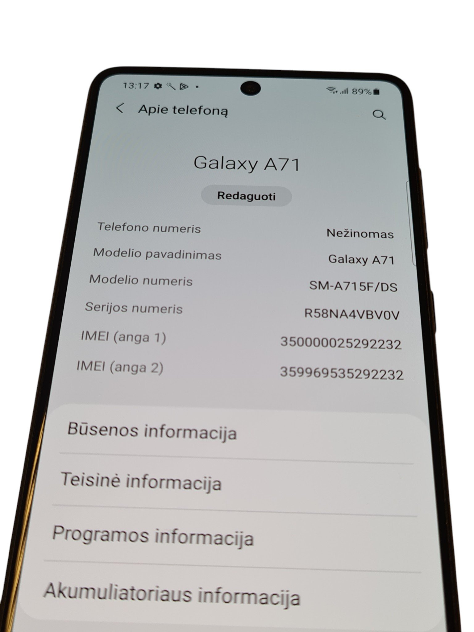 Samsung Galaxy A71 - Image 4