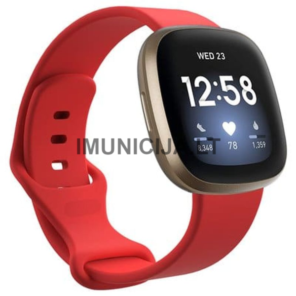 Fitbit Versa 3 red