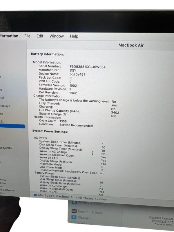 MacBook Air 13″ 2018 Dual-Core Intel Core i5 8GB/256GB - Image 4