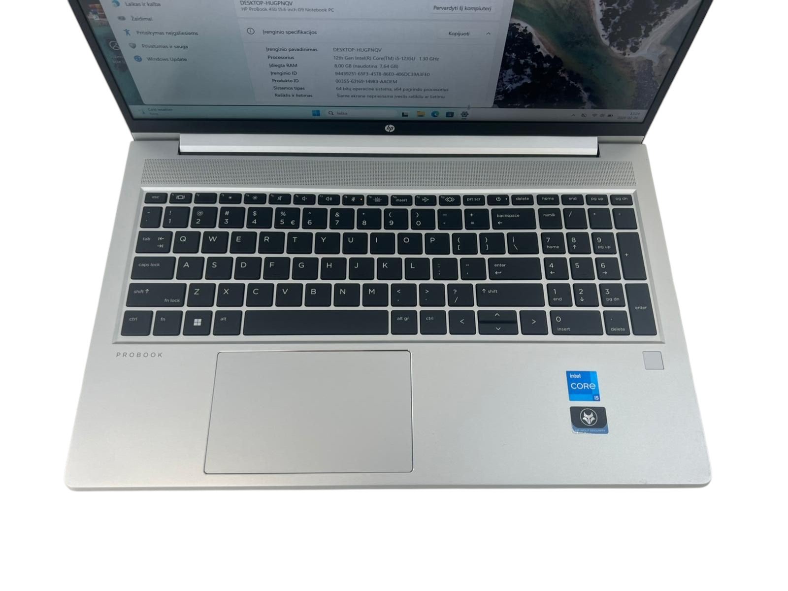 HP ProBook 450 G9 - 12th Intel i5-1235U / 8GB RAM / 256GB SSD - Image 3