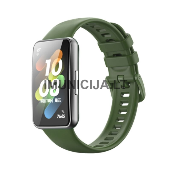 Huawei Band 7 green rubber