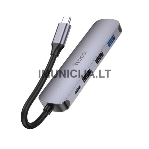 Jungčių stotelė Hoco HB27 USB Type-C, HDMI