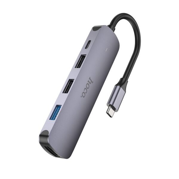 Jungčių stotelė Hoco HB27 USB Type-C, HDMI - Image 3