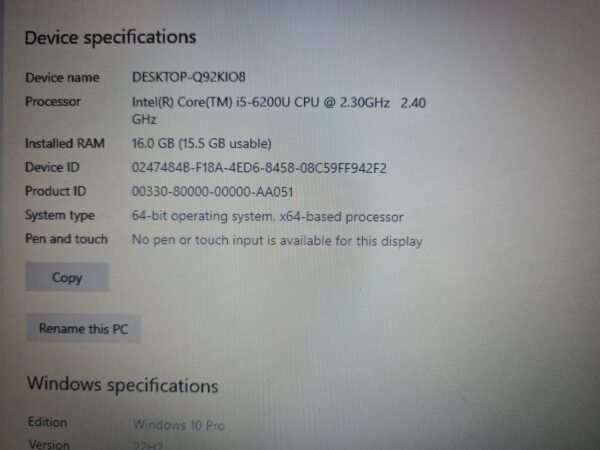 Lenovo ThinkPad E460 16/240GB - Image 5