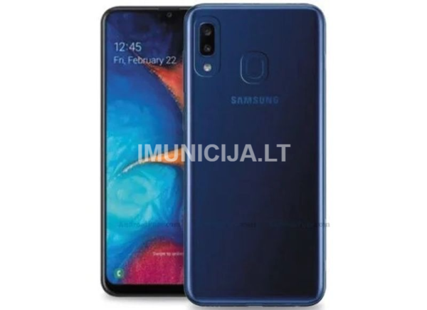 Samsung Galaxy A20e blue