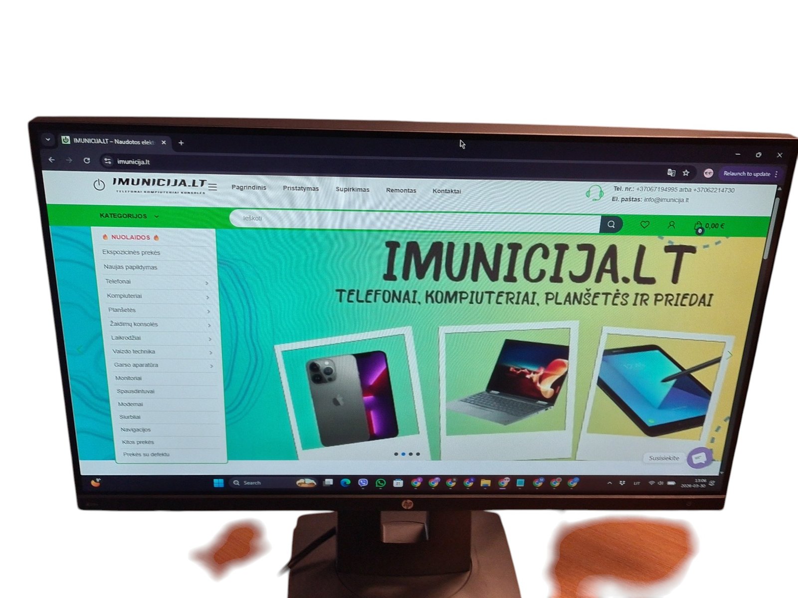 HP Z23n 23" FHD monitorius - Image 4
