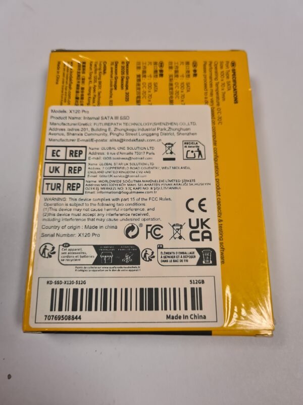 Kodak X120 Pro SATA 512GB SSD - Image 3