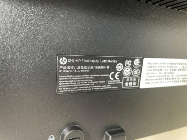 HP EliteDisplay E242 24" IPS monitorius - Image 5