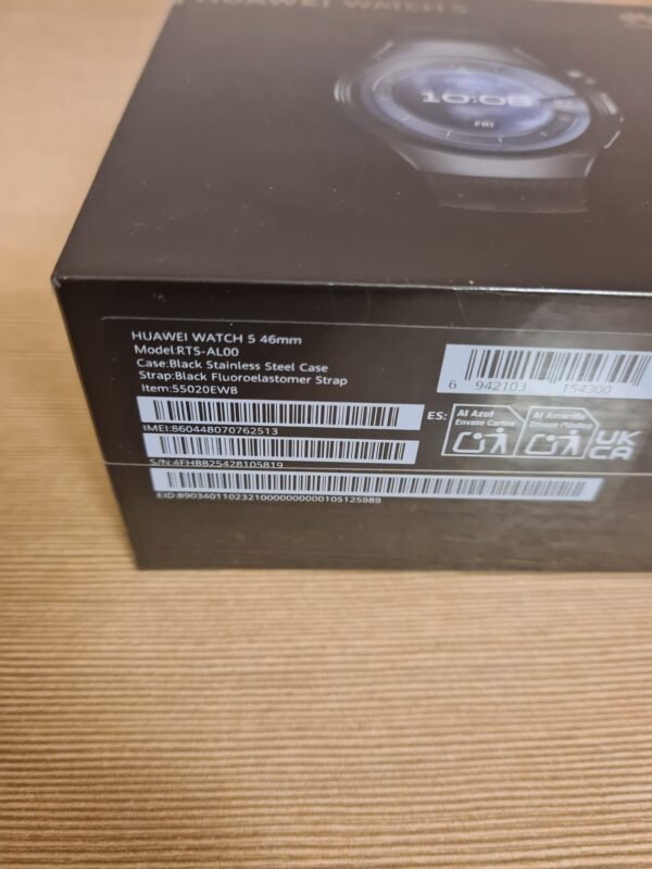Huawei Watch 5 Black (46mm) (eSIM) (NAUJAS) - Image 4