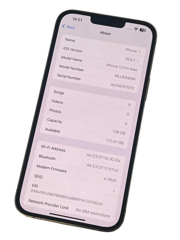 iPhone 13 Pro Max 128GB - Image 5