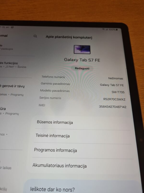 Samsung Galaxy Tab S7 FE +SIM - Image 4