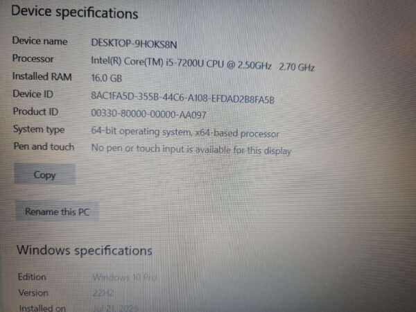 Lenovo ThinkPad E570 16/256GB - Image 5