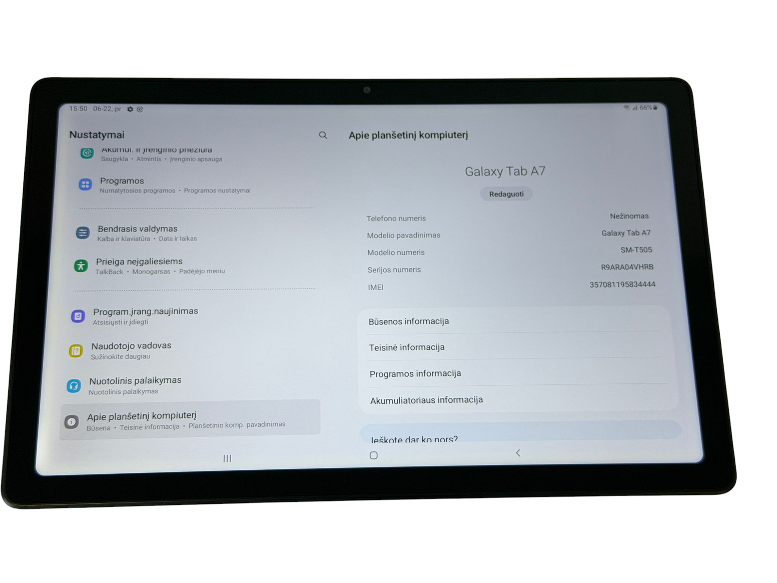 Samsung Galaxy Tab A7 +SIM (SM-T505) - Image 3