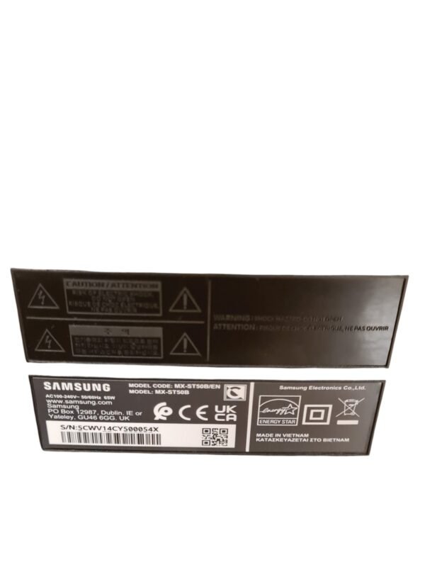 Samsung Sound Tower MX-ST50B Bluetooth kolonėlė - Image 6