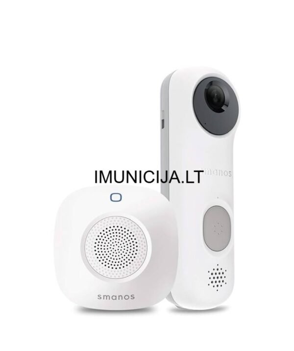 SMANOS (DB-30) Smart Video Doorbell (Battery Plus) & Chime Kit (NAUJAS)