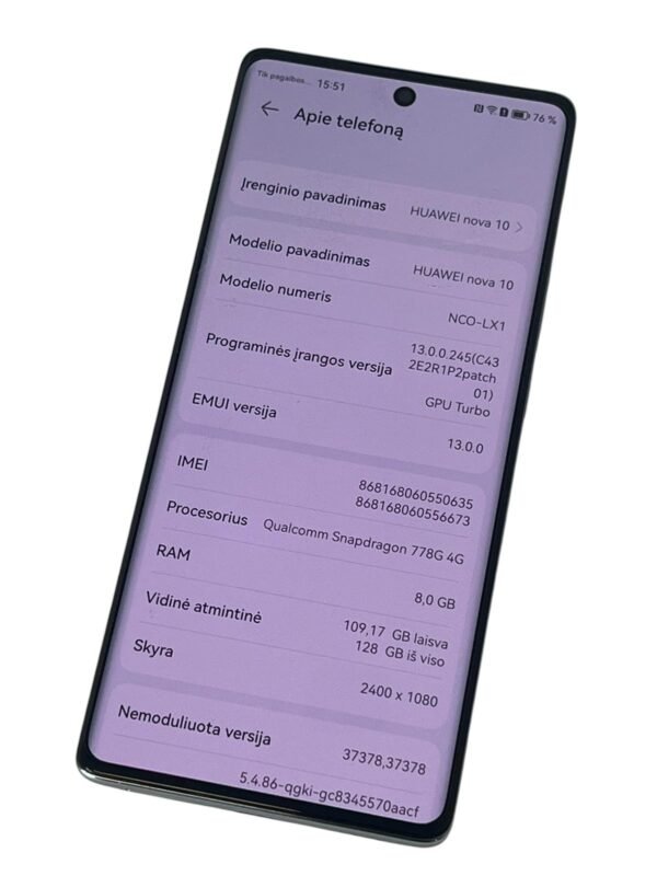 Huawei Nova 10 Pro 8/128GB - Image 3