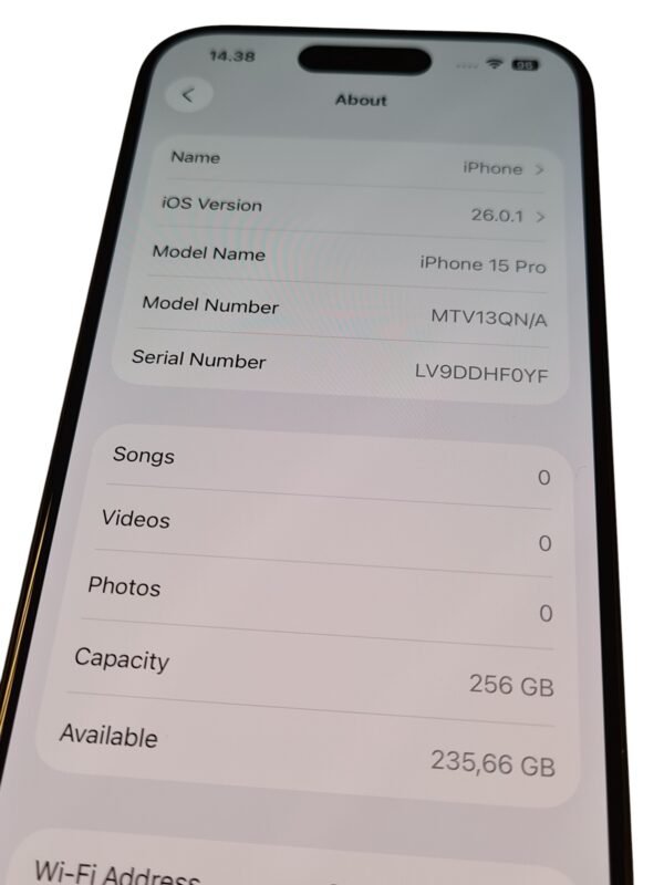 iPhone 15 Pro 256GB - Image 5