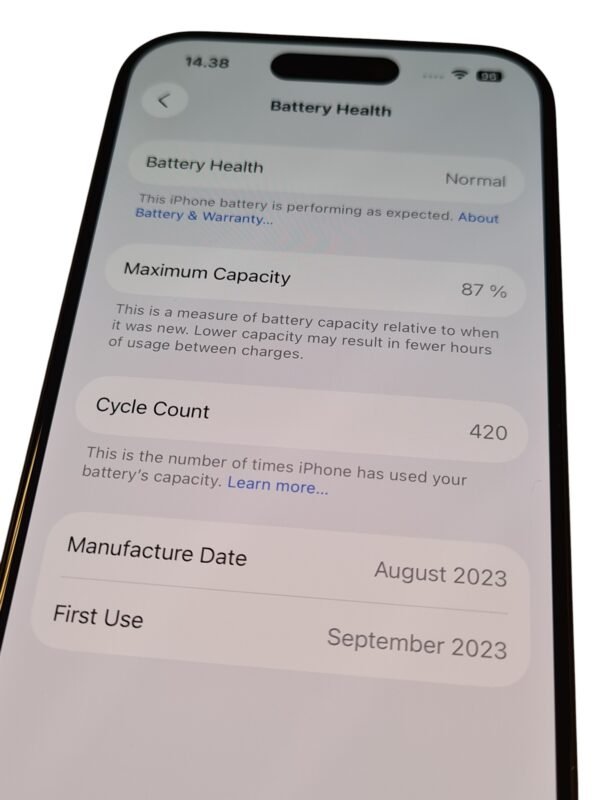 iPhone 15 Pro 256GB - Image 6