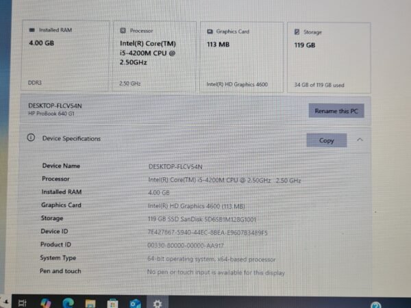 HP ProBook 640 G1 - Image 4