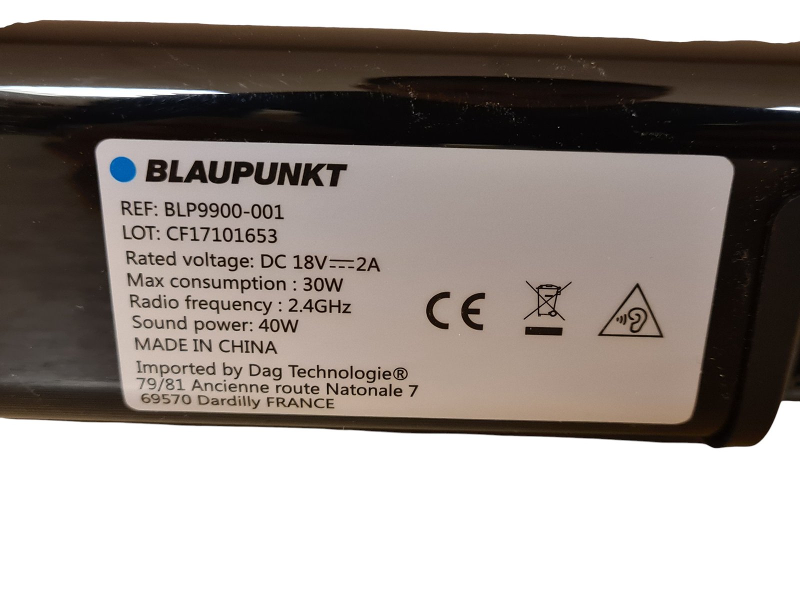 Blaupunkt BLP9900-001 garso kolonėlė - Image 7