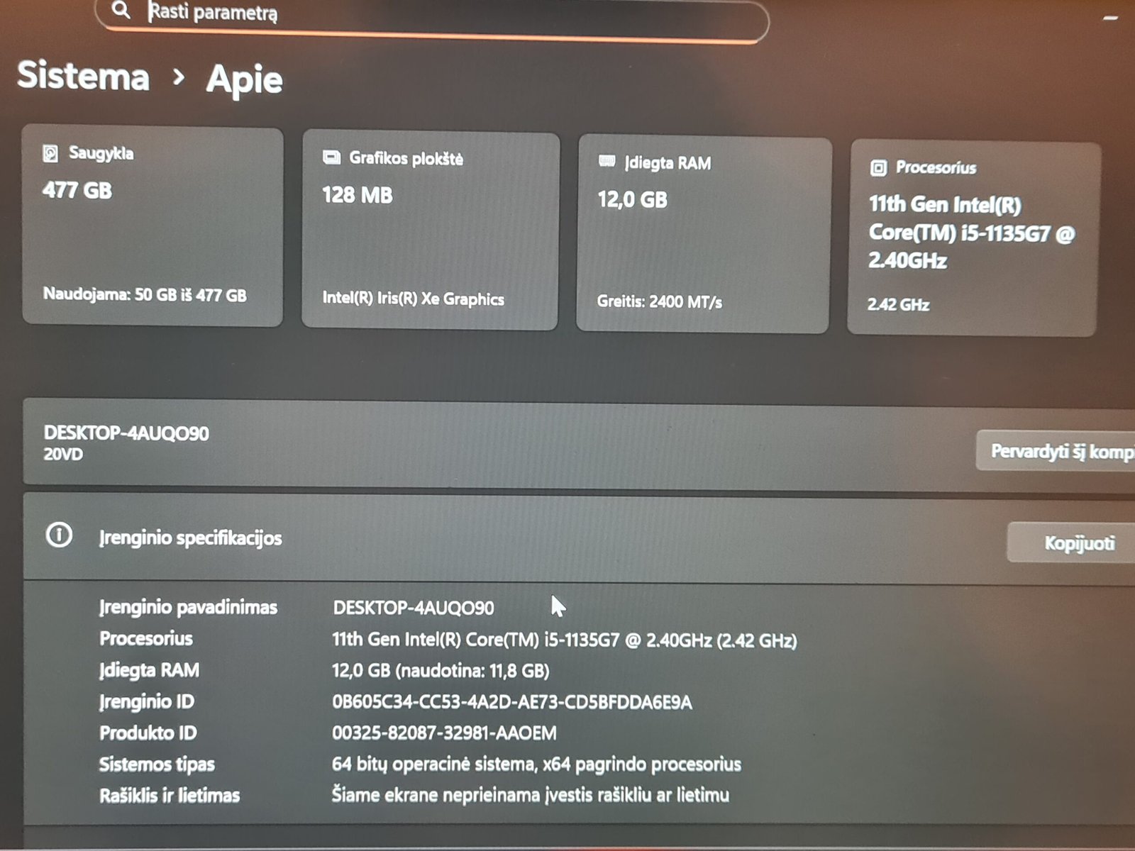 Lenovo ThinkBook 14 G2 - i5-1135G7 / 12GB / 512GB SSD - Image 4