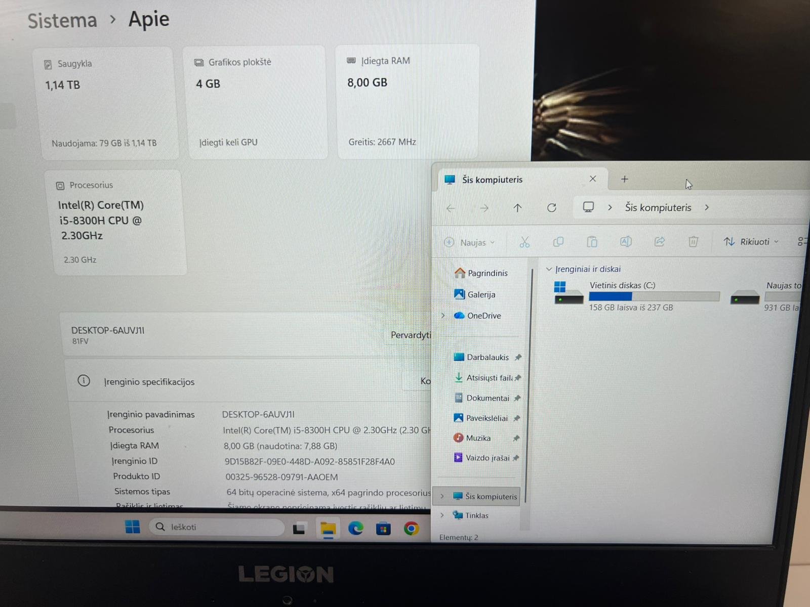 Lenovo Legion Y530 - i5-8300H / GTX 1050 - Image 5