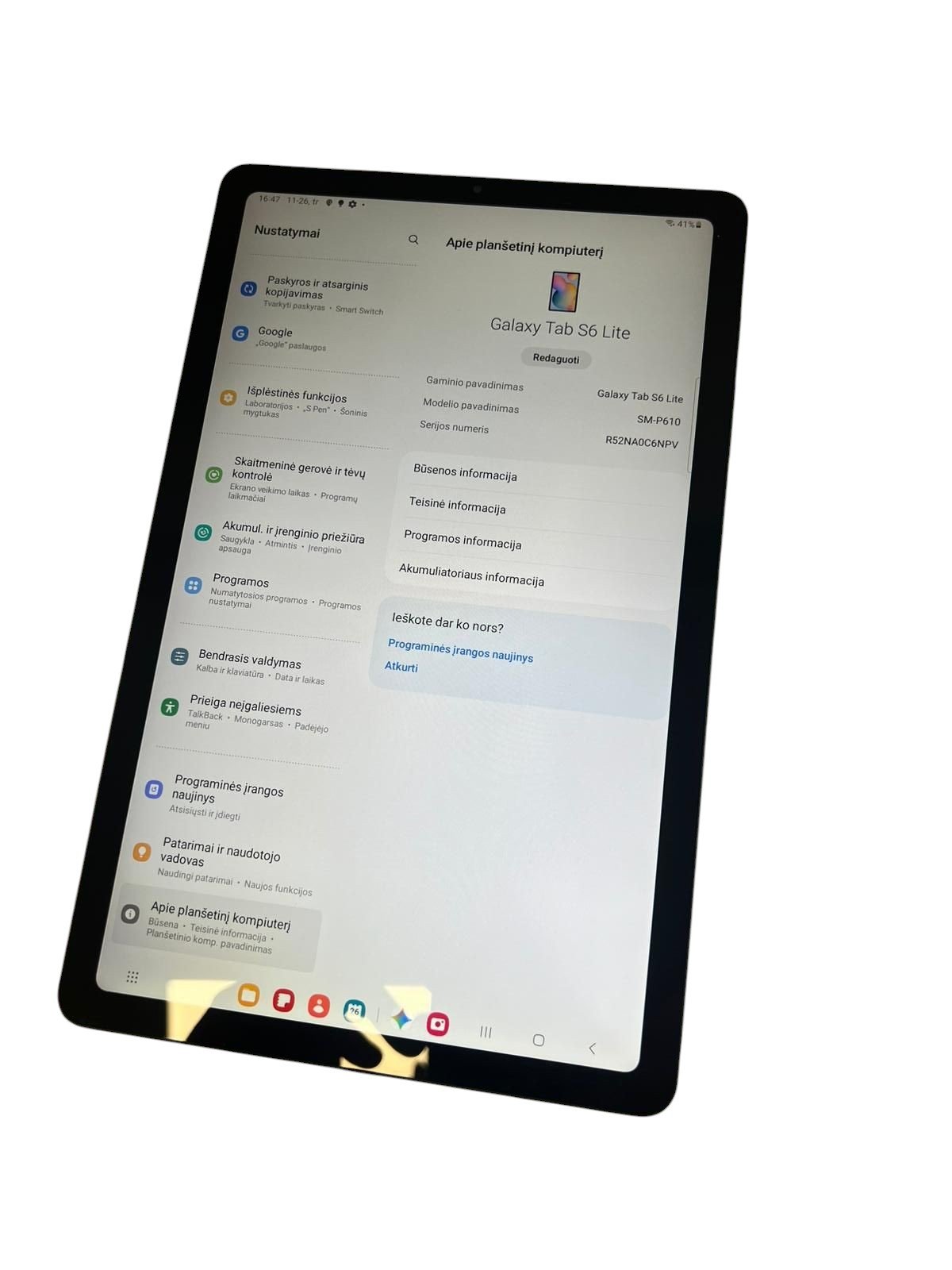 Samsung Galaxy Tab S6 Lite - Image 3