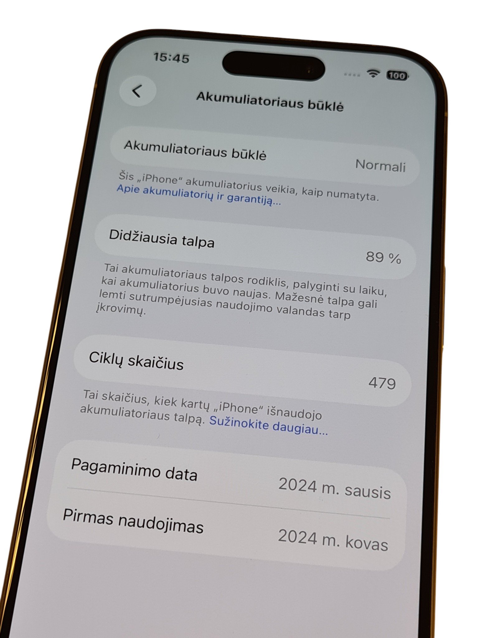 iPhone 15 Pro 128GB - Image 6