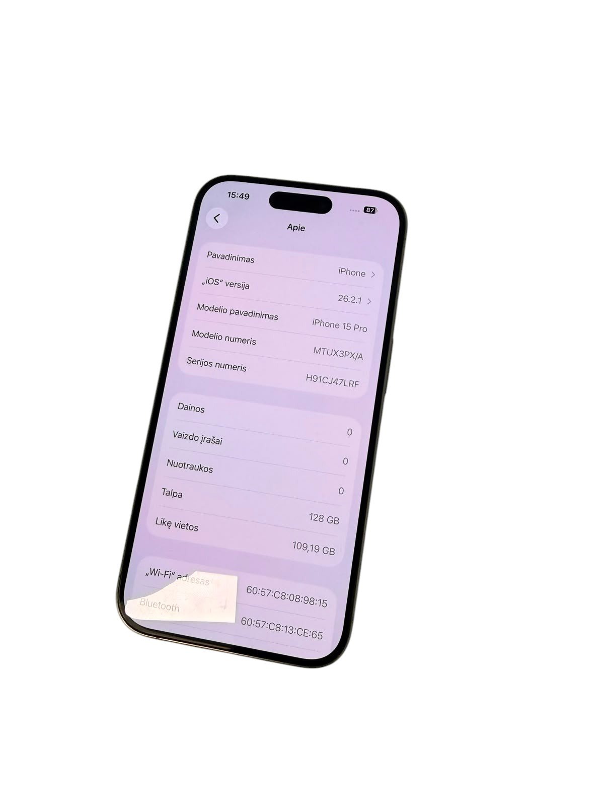 iPhone 15 Pro 128GB - Image 3