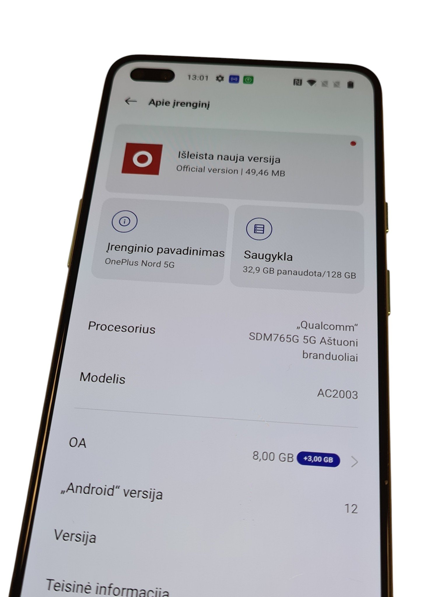 OnePlus Nord 5G (AC2003) - Image 4