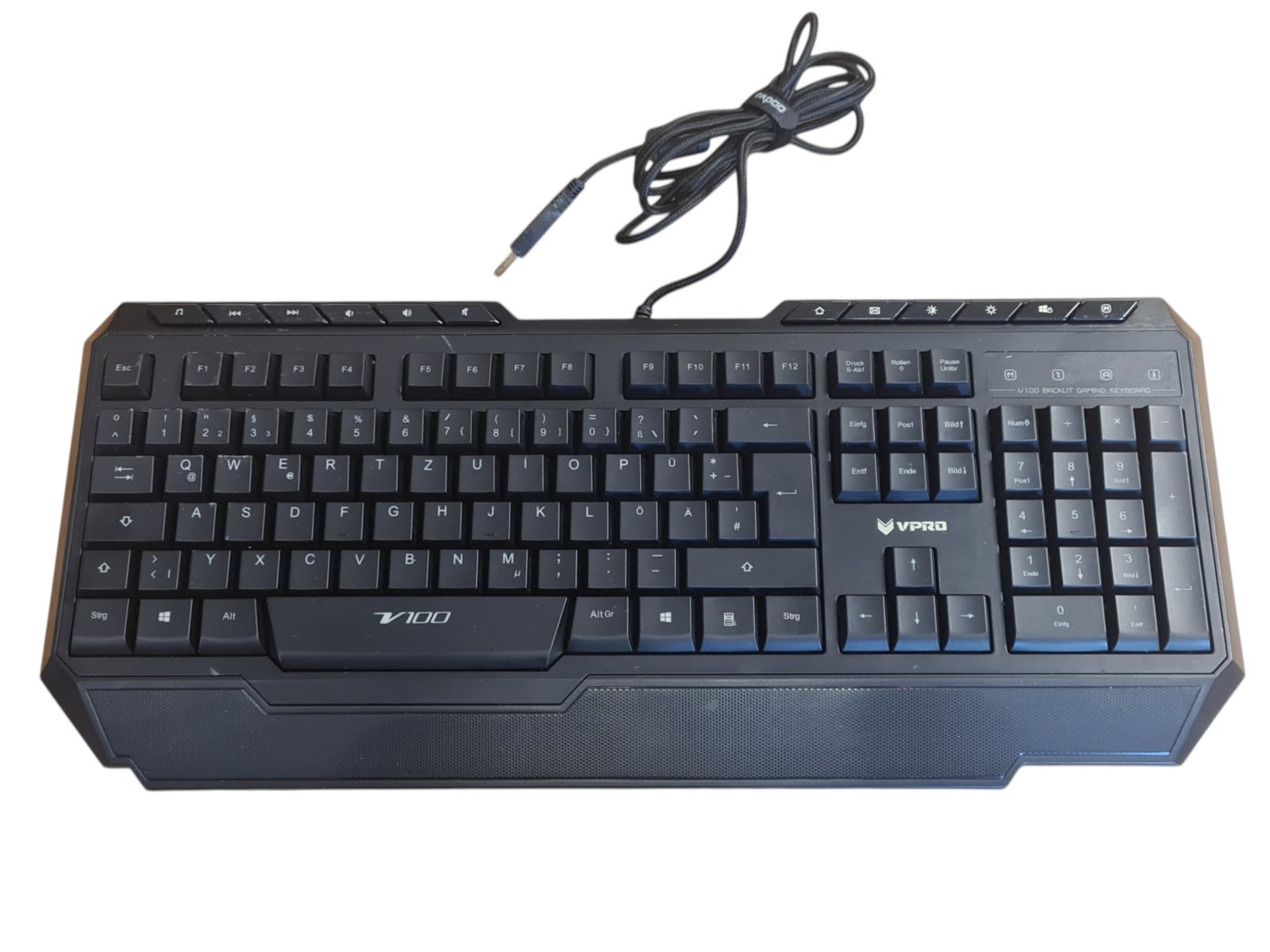 Rapoo V100 Backlit Gaming Keyboard - Image 2