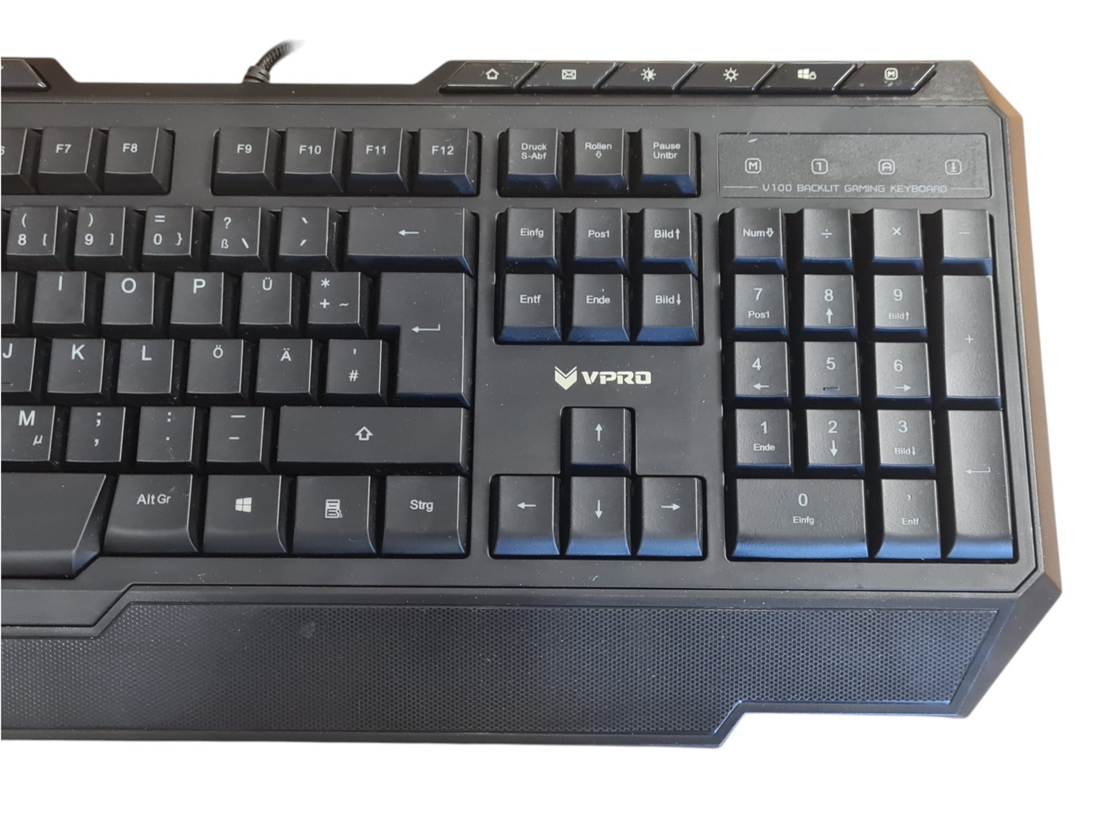 Rapoo V100 Backlit Gaming Keyboard - Image 4