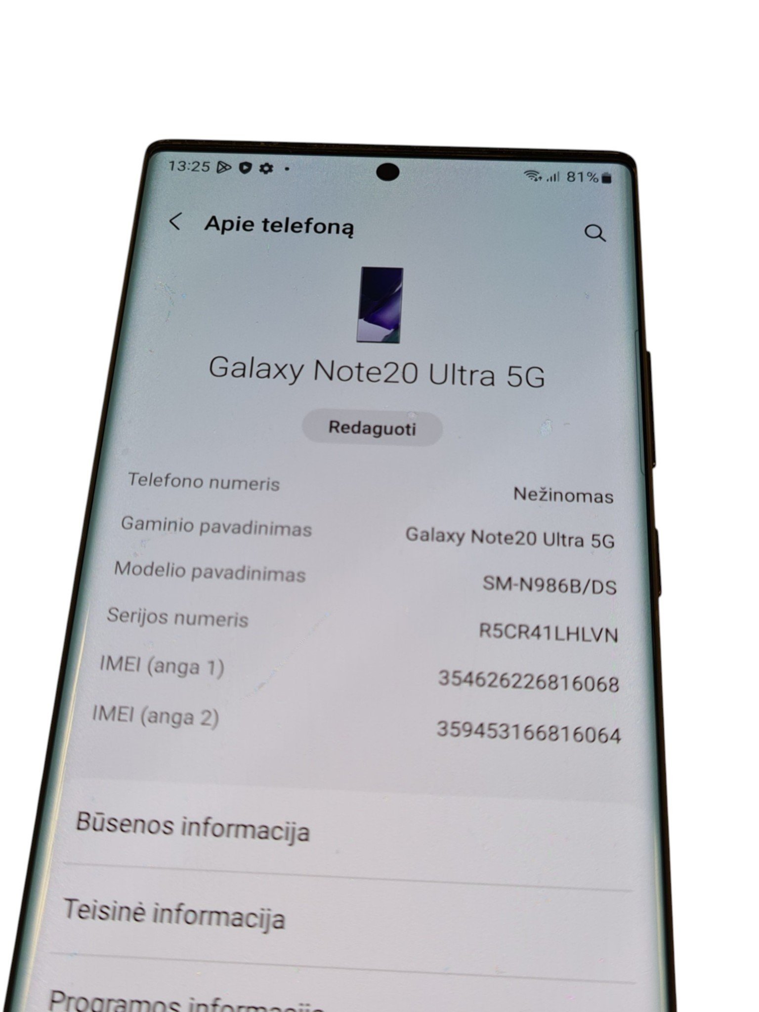 Samsung Galaxy Note20 Ultra 5G - 12GB RAM | 256GB - Image 5