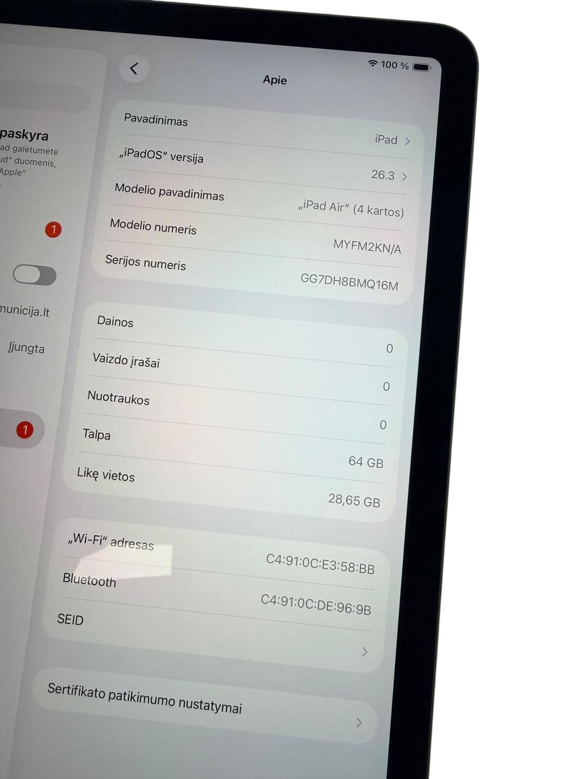 Apple iPad Air (4th generation) (2020) 64GB - Image 4