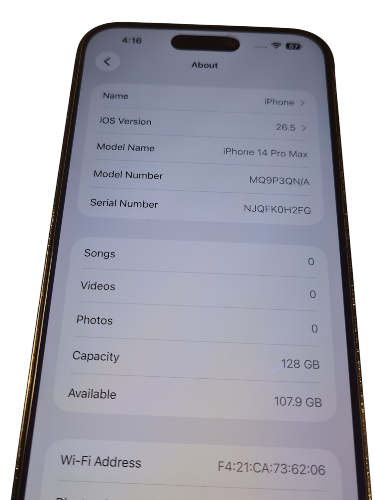 iPhone 14 Pro Max 128GB - Image 5