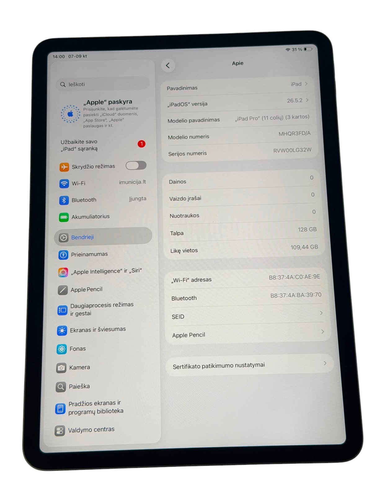 Apple iPad Pro 11-inch (3rd gen) 128GB / Apple M1 - Image 4