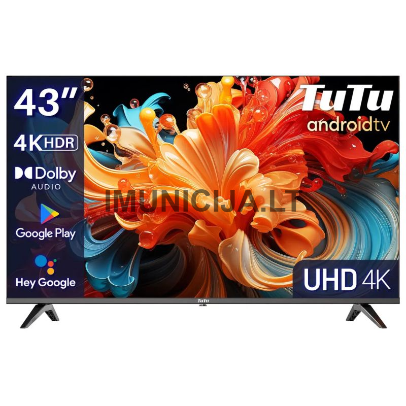 TuTu TUS43UQ1A 43" 4K UHD Android Smart TV