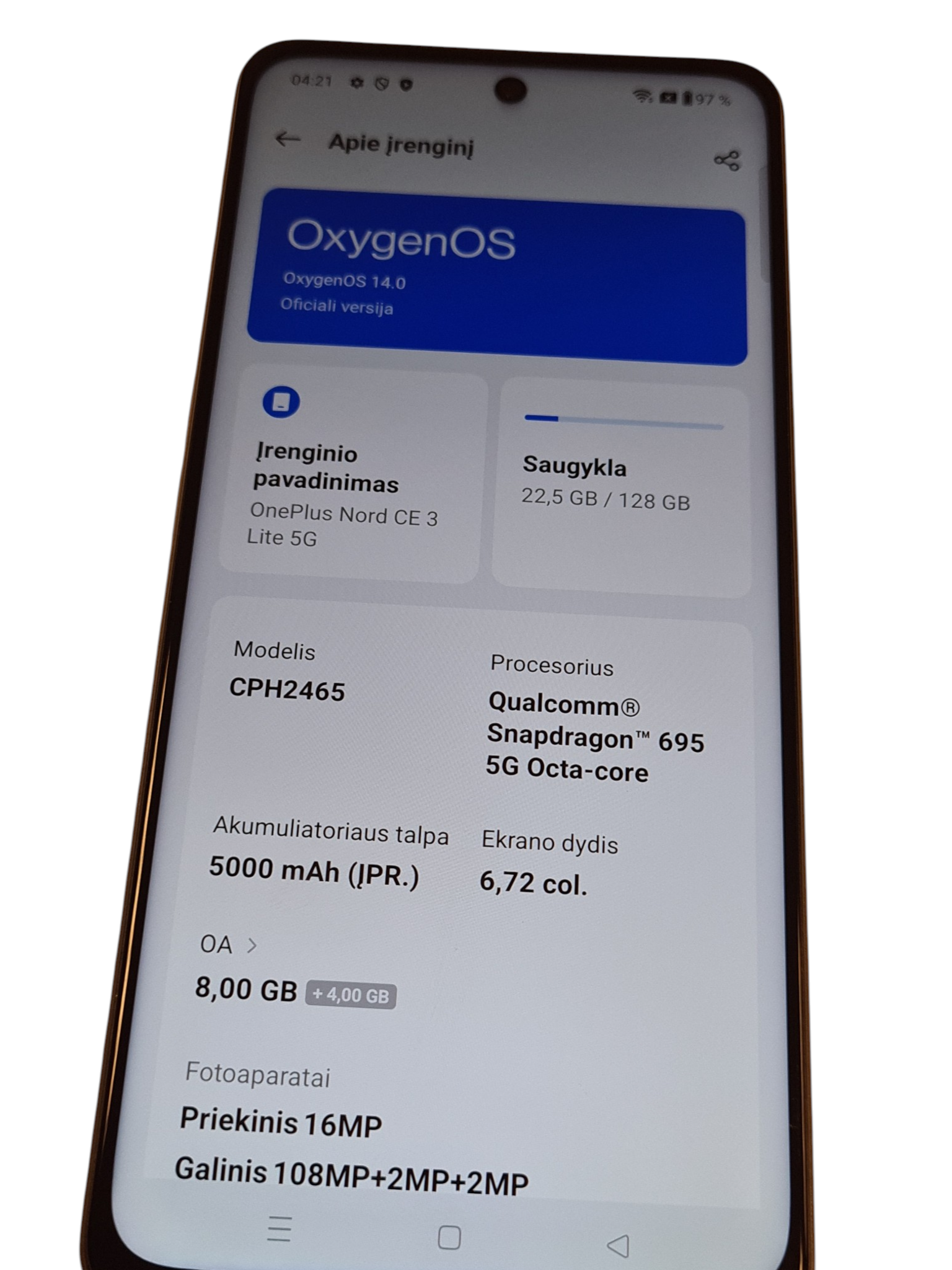 OnePlus Nord CE 3 Lite 5G - Image 4