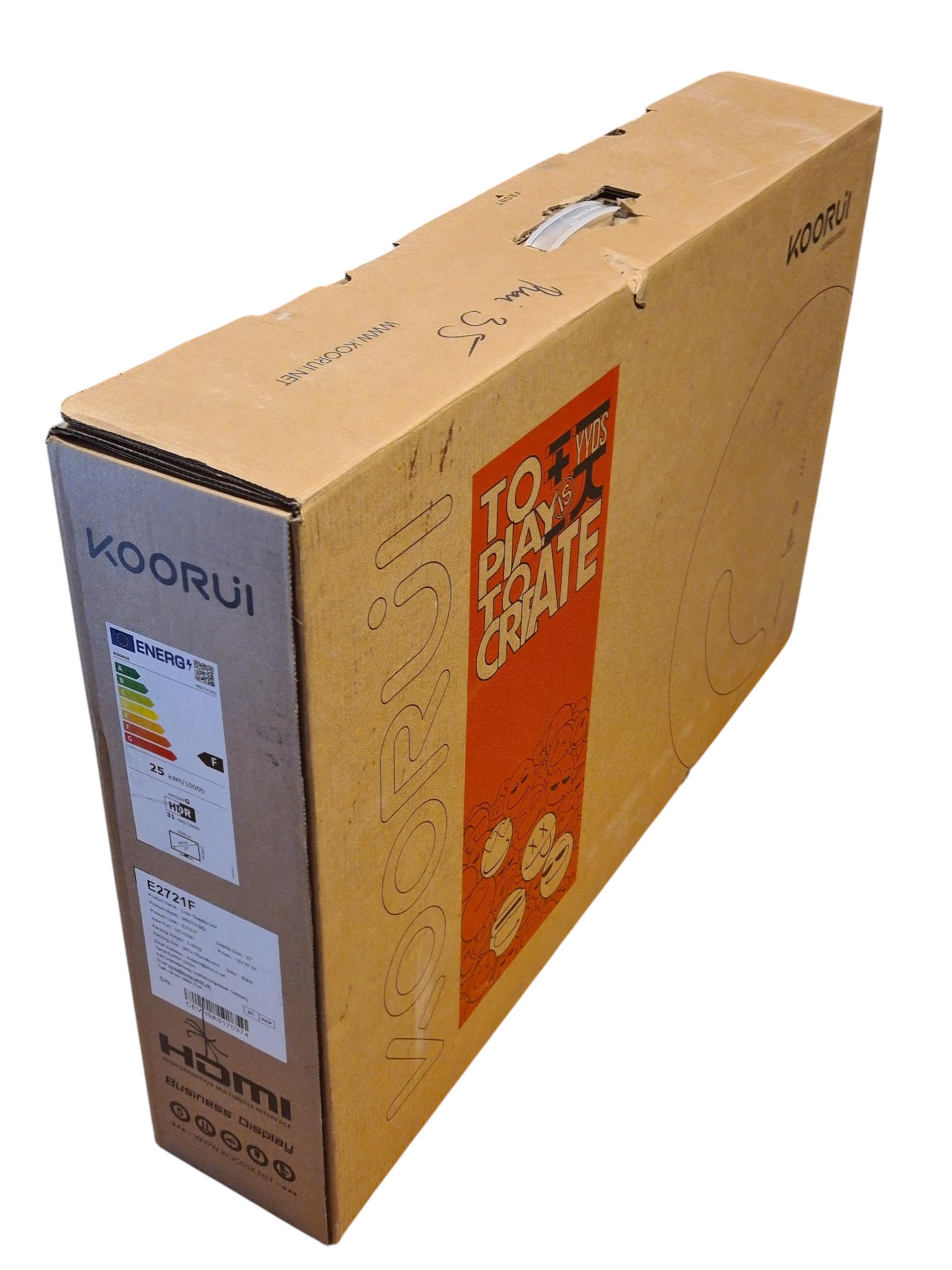 Monitorius KOORUI E2721F | 27″ | QHD | IPS | 100Hz - Image 8