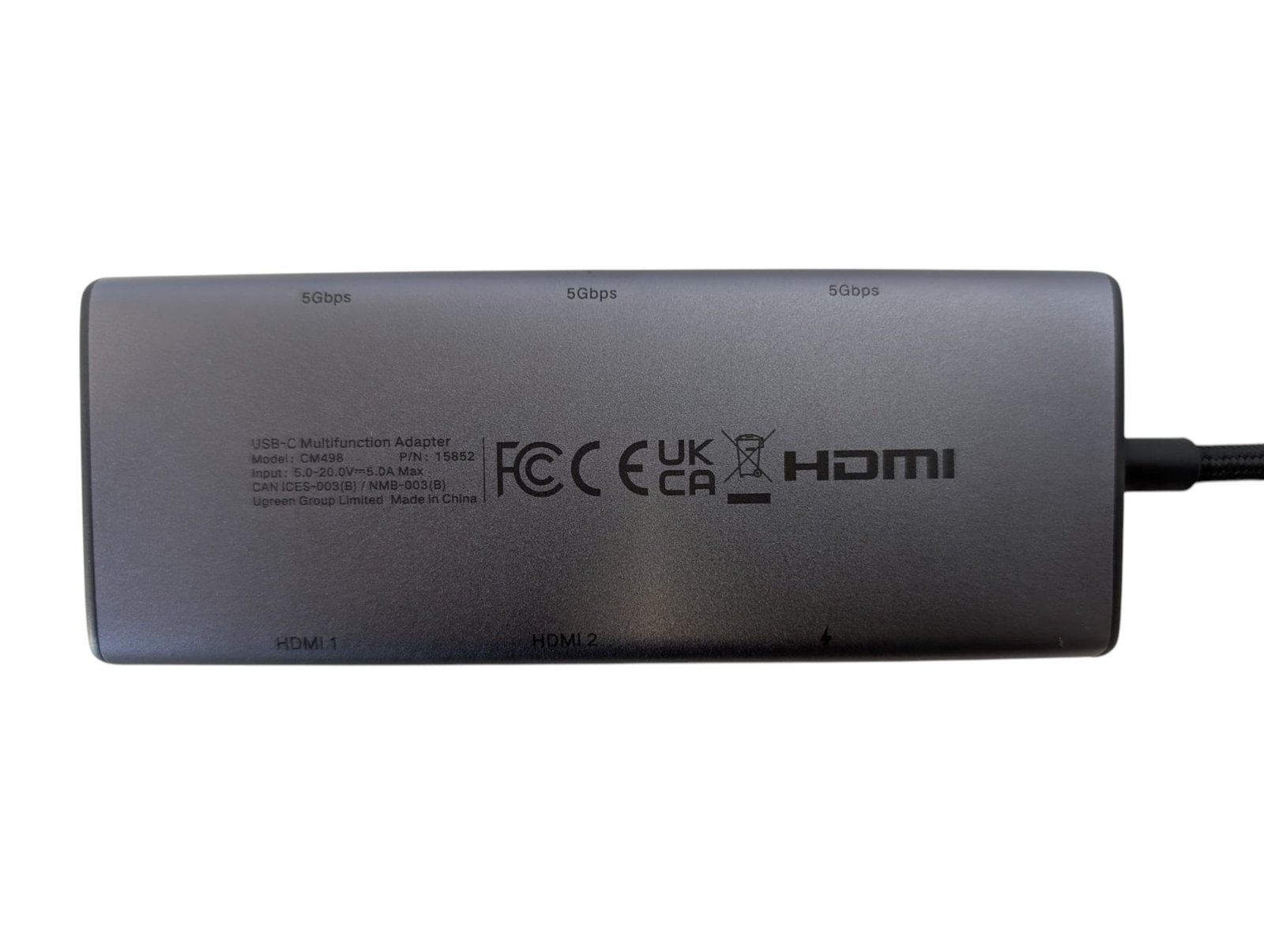 UGREEN Revodok 206 6-in-1 USB-C adapteris - Image 3