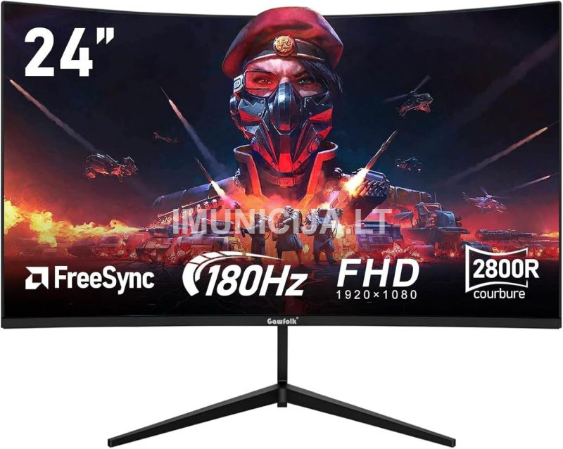 Monitorius Gawfolk | 24,5″ | FHD | 120Hz | Lenktas