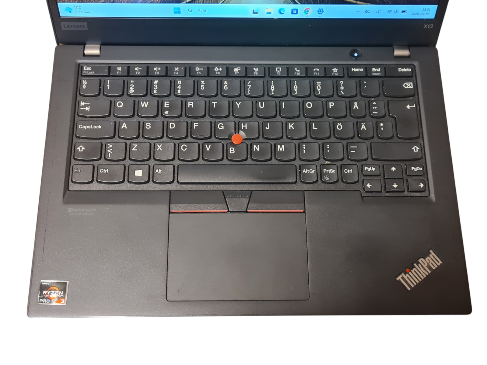 Lenovo ThinkPad X13 Gen 1 - Ryzen 3 Pro / 8GB/256GB SSD - Image 4