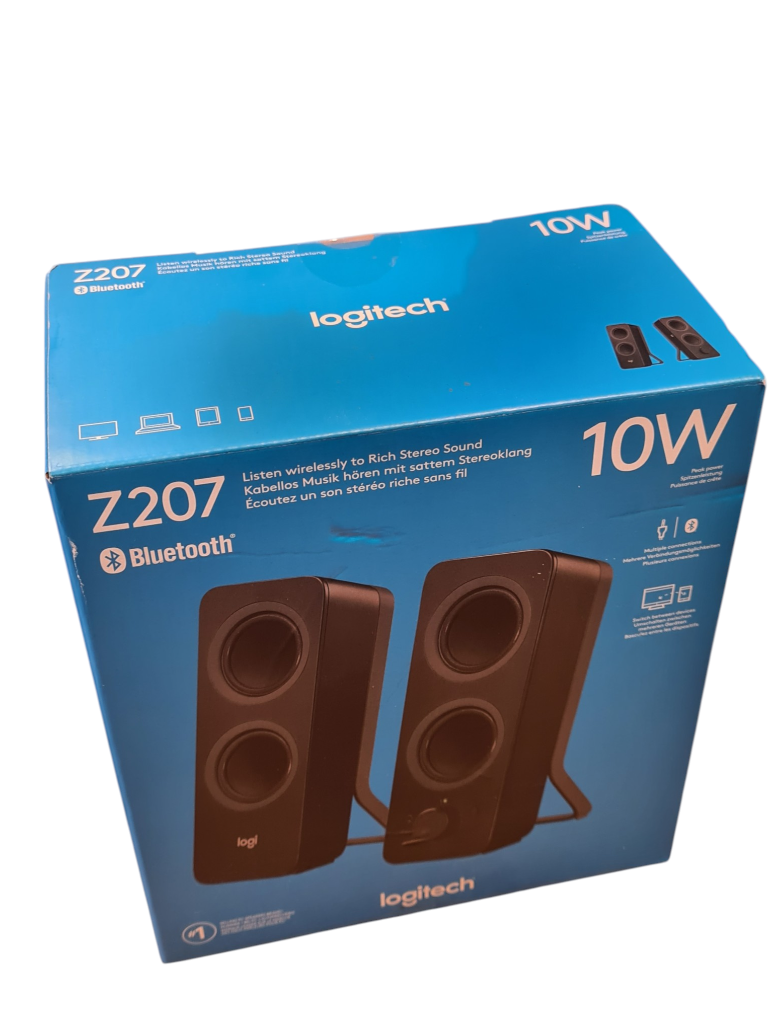 Logitech Z207 2.0 Bluetooth 10W stereo kolonėlės - Image 3