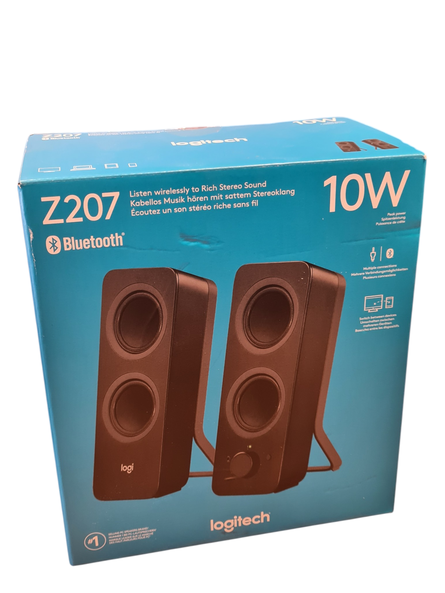 Logitech Z207 2.0 Bluetooth 10W stereo kolonėlės - Image 2
