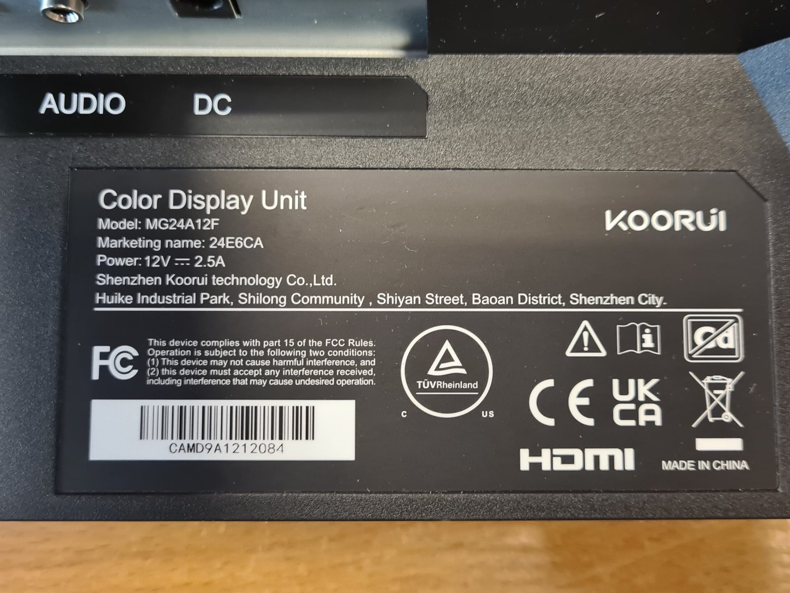 Monitorius KOORUI 24E6CA | 23.6″ | FHD | VA | 180 Hz | 1 ms | - Image 5