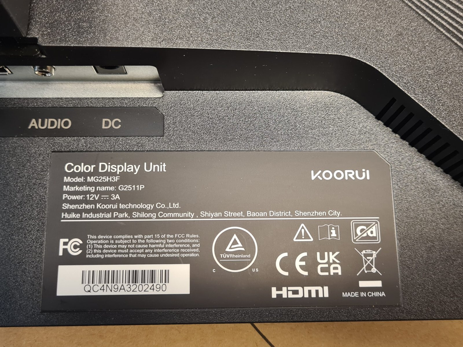 Monitorius KOORUI G2511P | 24.5″ | FHD | Fast IPS | 200Hz | - Image 8