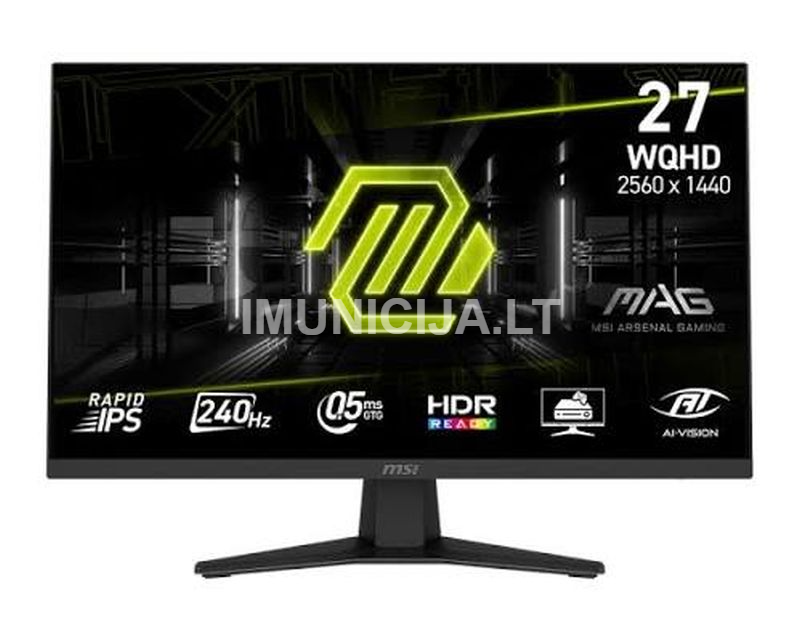 Monitorius MSI MAG 274FDE | 27″ | FHD | Rapid IPS | 200Hz | 0,5ms